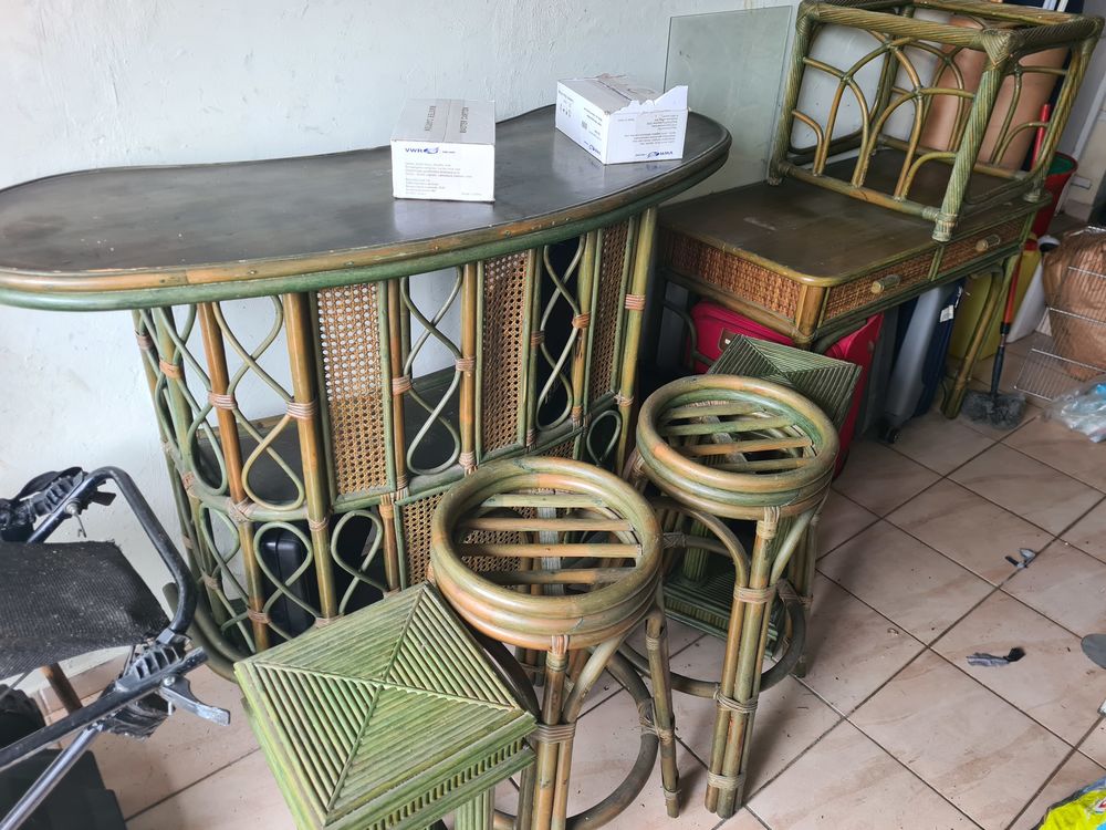 ensemble rotin Meubles