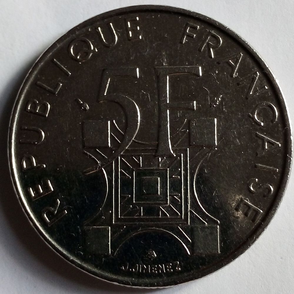 Pi&egrave;ce de cinq francs 