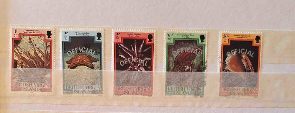 S&eacute;rie de timbres de collection de Vierge 