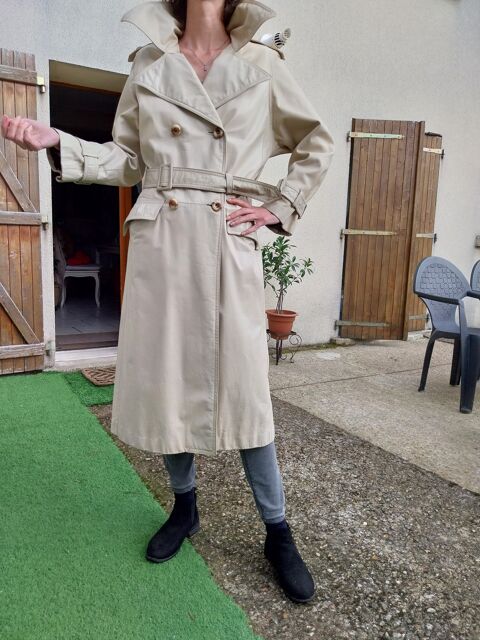 Impermable en cuir beige ( agneau ) style trench coat 850 Montrichard (41)