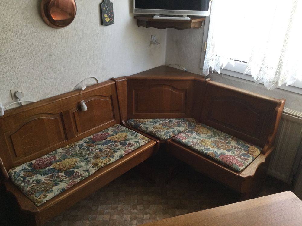 Banquette de coin pour cuisine en bois Meubles