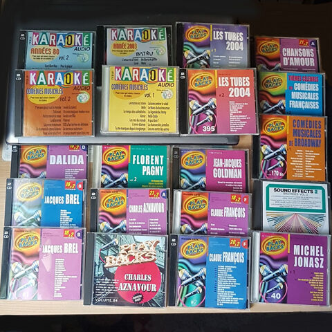 37 CD de PlayBacks, karaok 5 Nmes (30)