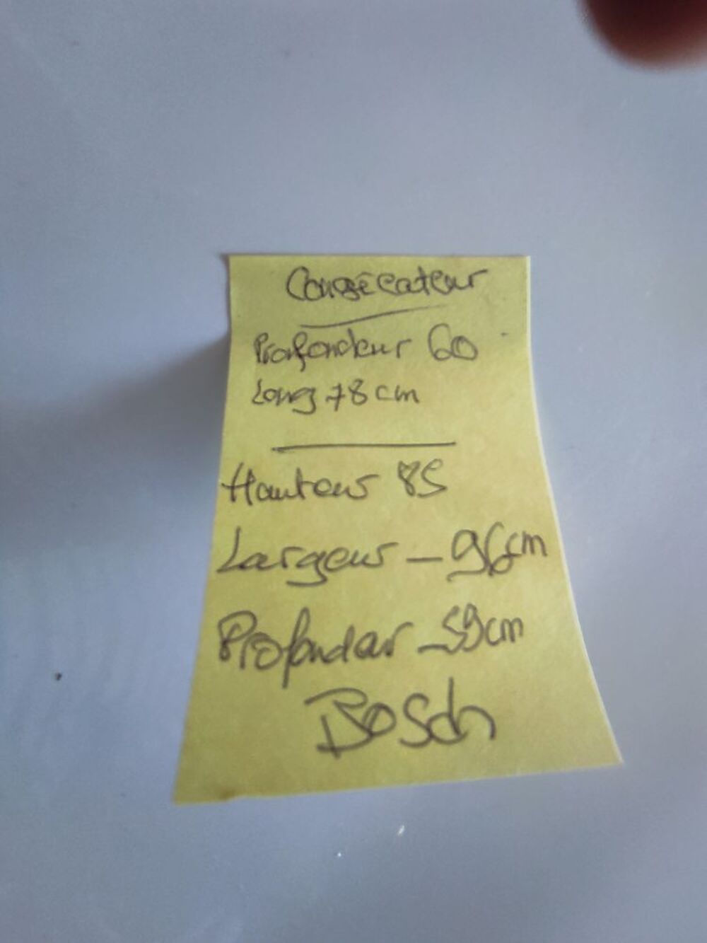 Mini cong&eacute;lateur blanc BOSCH avec thermostat Electroménager