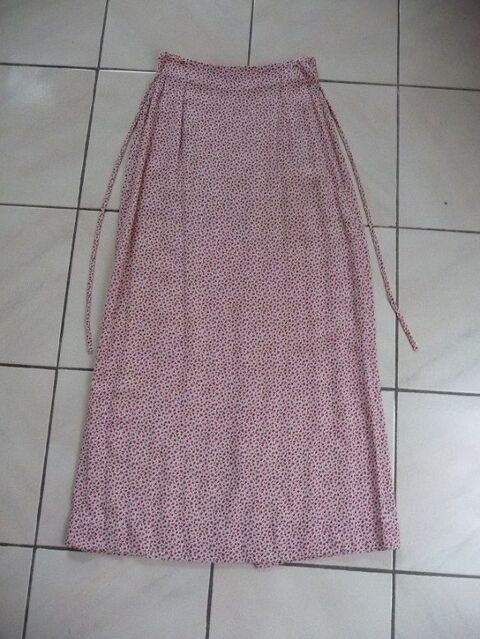 Jupe longue fleurs roses et vertes marque PIMKIE 15 Celles-sur-Belle (79)
