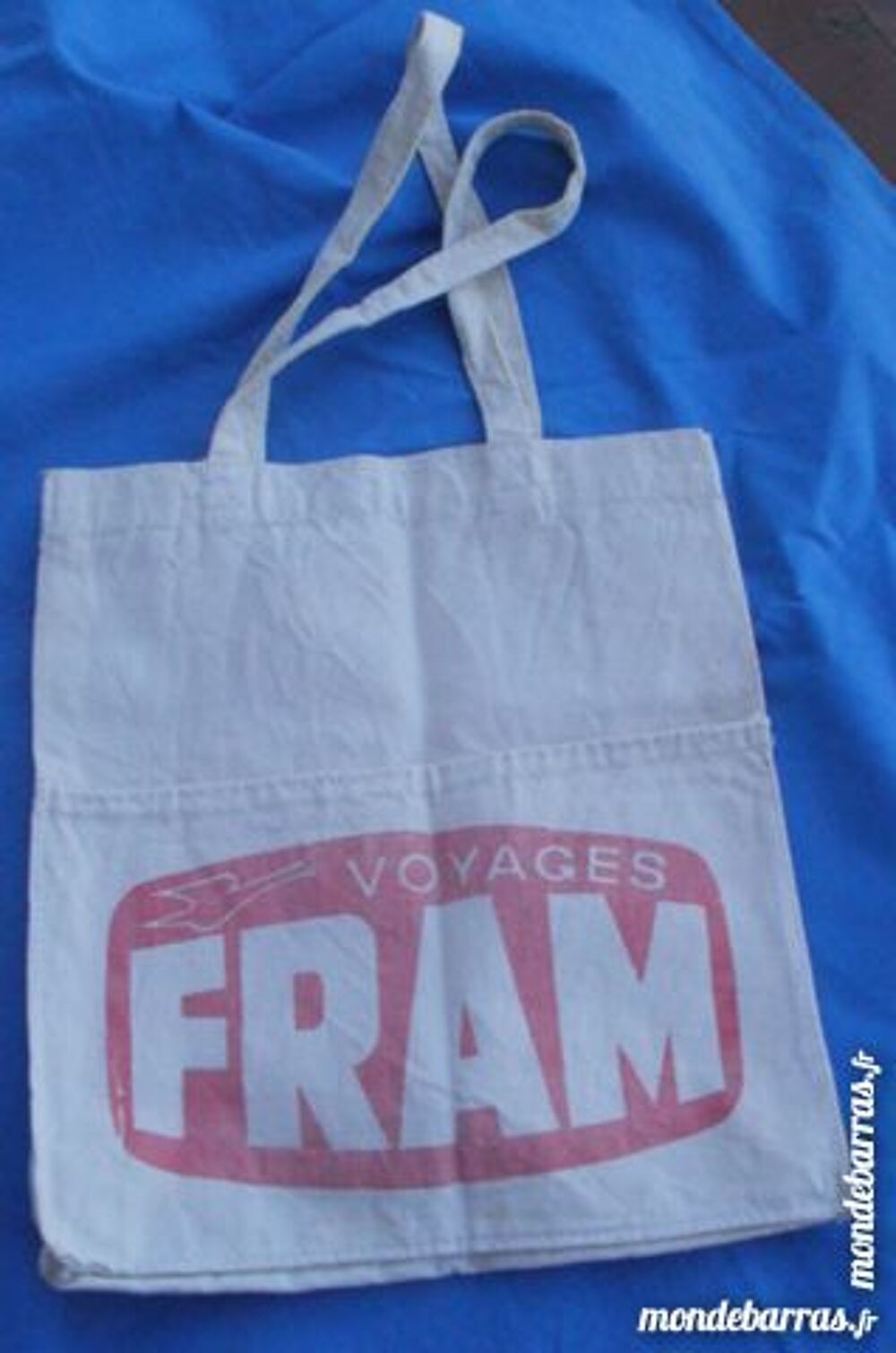 SAC en TOILE publicitaire FRAM Bijoux et montres