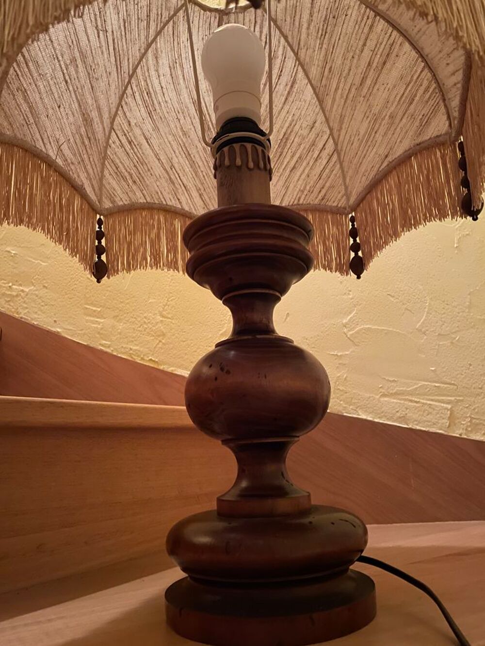 Lampe en bois Décoration
