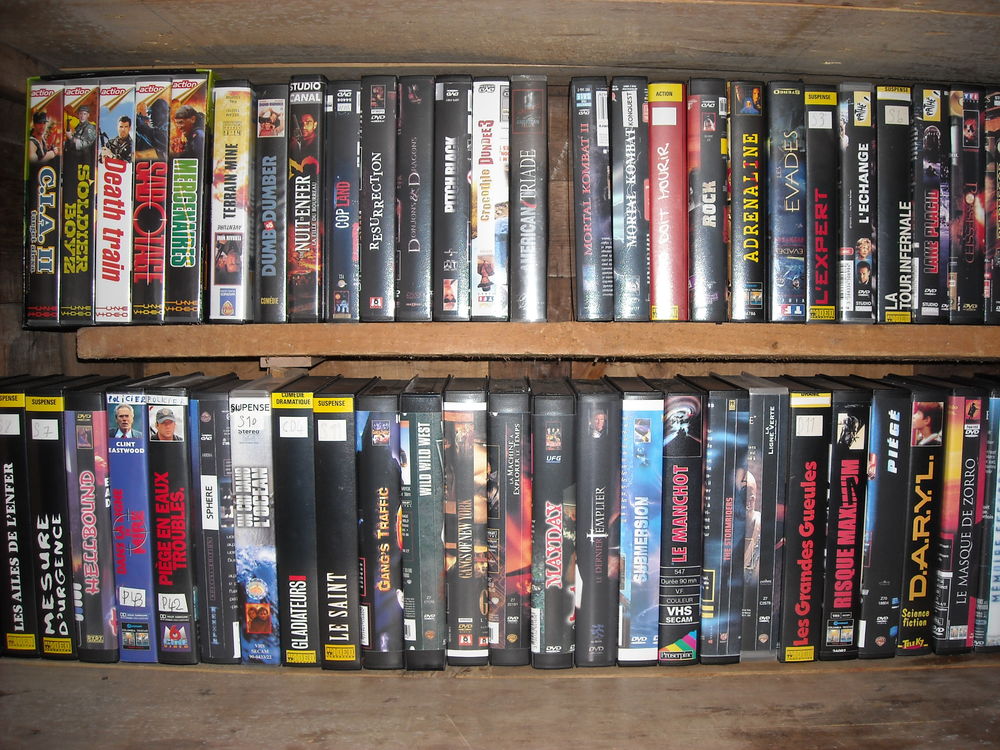 K7 VHS DVD et blu-ray