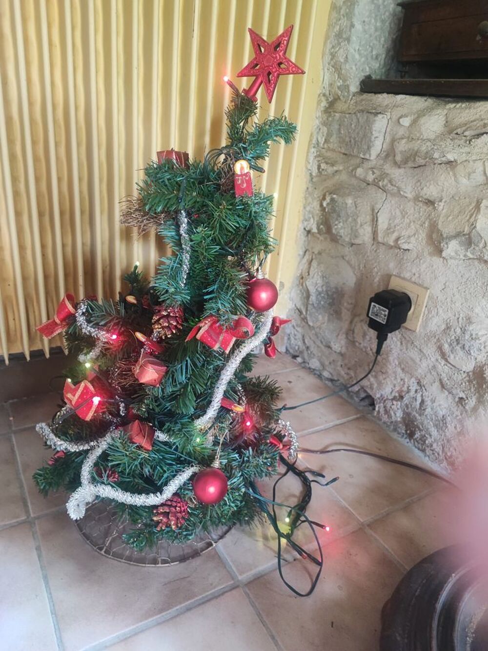 Petit sapin de No&euml;l lumineux Décoration
