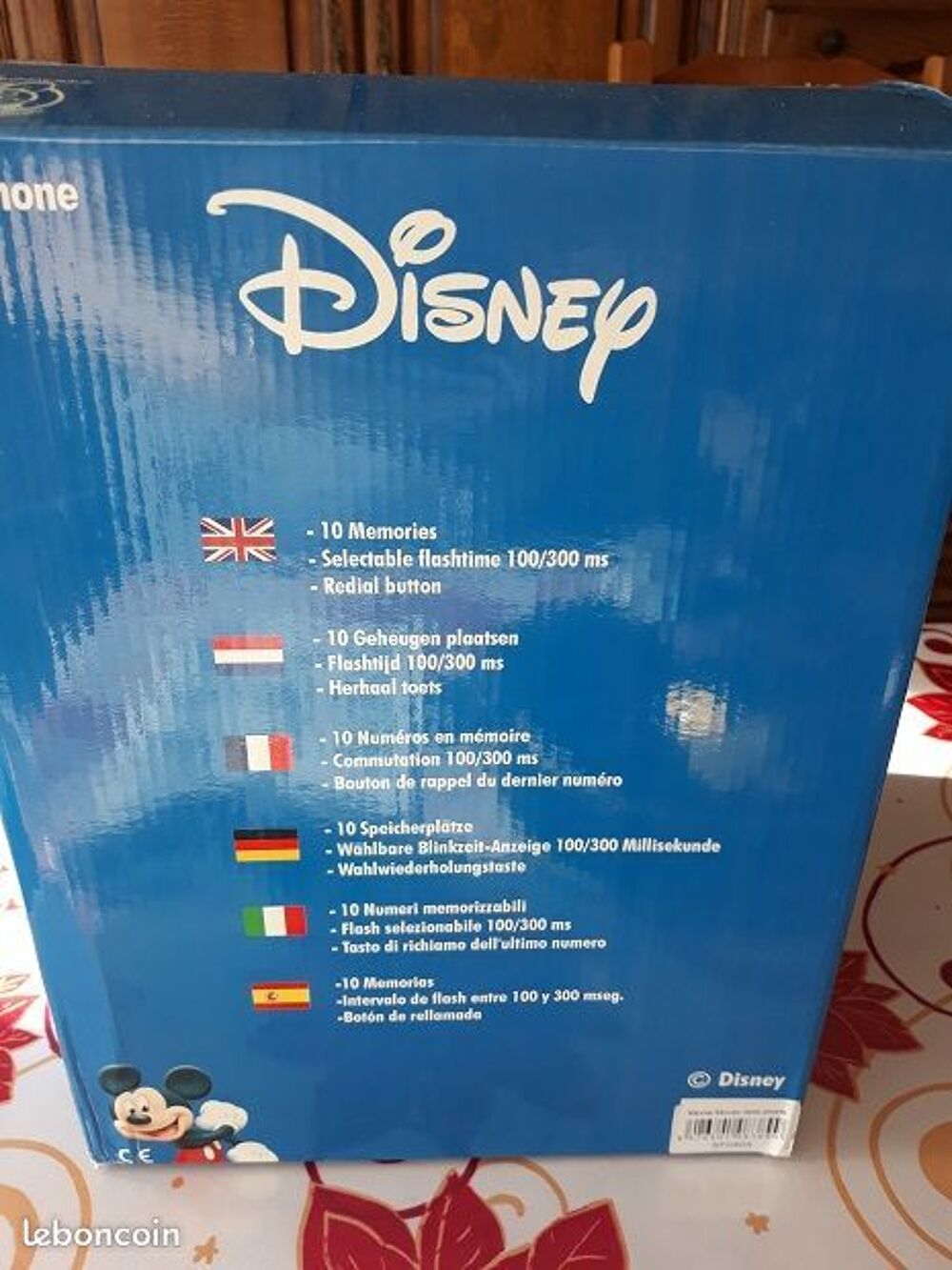 Telephone Minnie SUPERPHONE Hollande disney Vintage 90' mode 