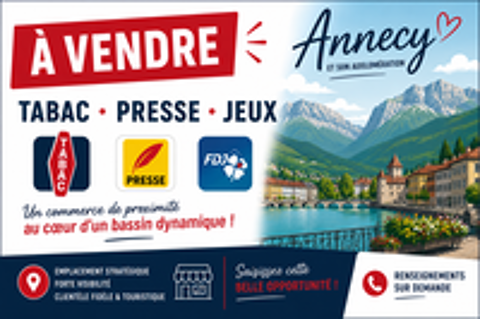   74 ANNECY Fonds de TABAC PRESSE magasin NEUF 