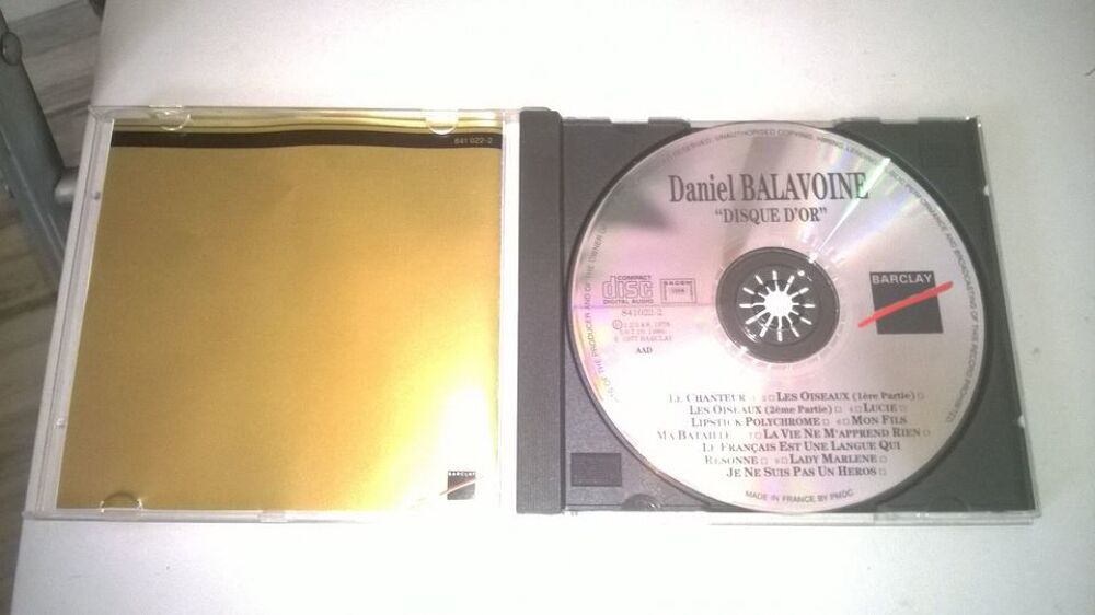 CD Daniel Balavoine 
Le compact disc d'or
2002 CD et vinyles