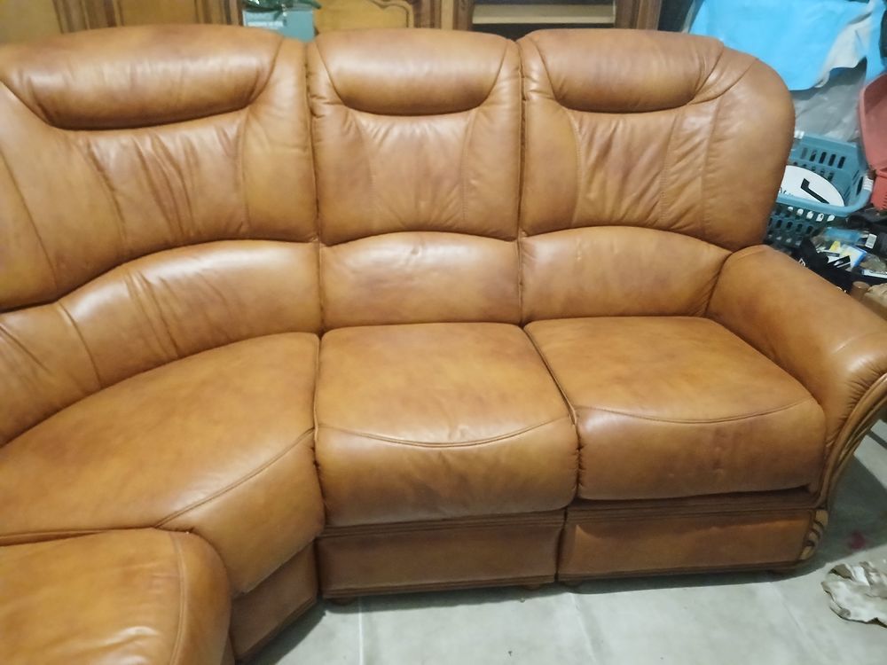 Canape d angle en cuir Meubles