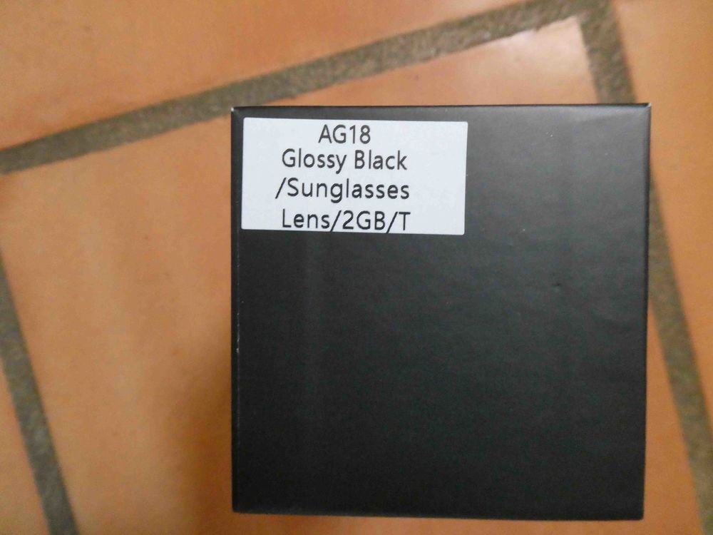 Lunette de soleil intelligente AG18 BLACKSHEEP Photos/Video/TV