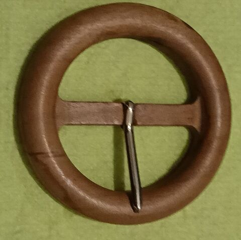 Boucle de Ceinture Ronde en Bois Massif (11g)  - N�4 12 Thonon-les-Bains (74)