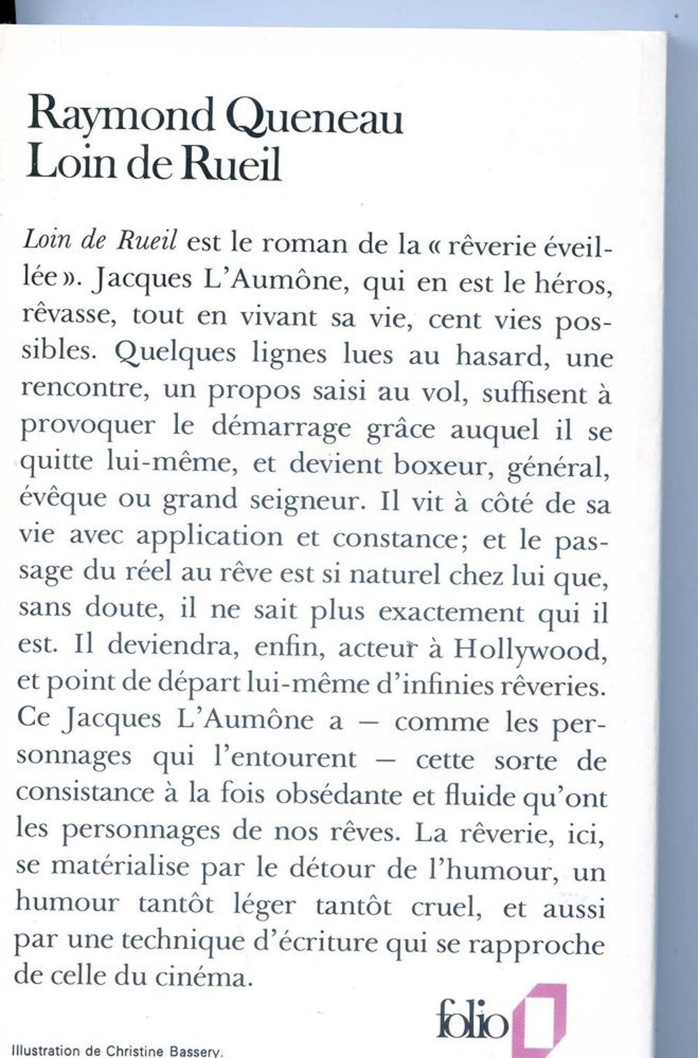 LOIN DE RUEIL - Queneau, Livres et BD
