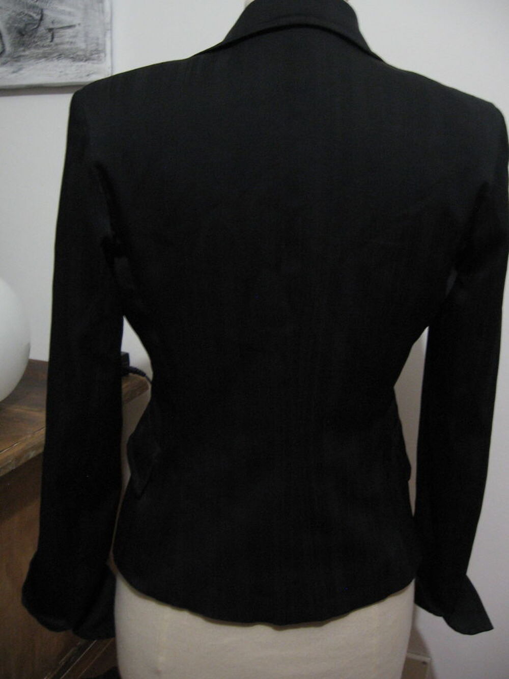 Veste courte noire Vtements