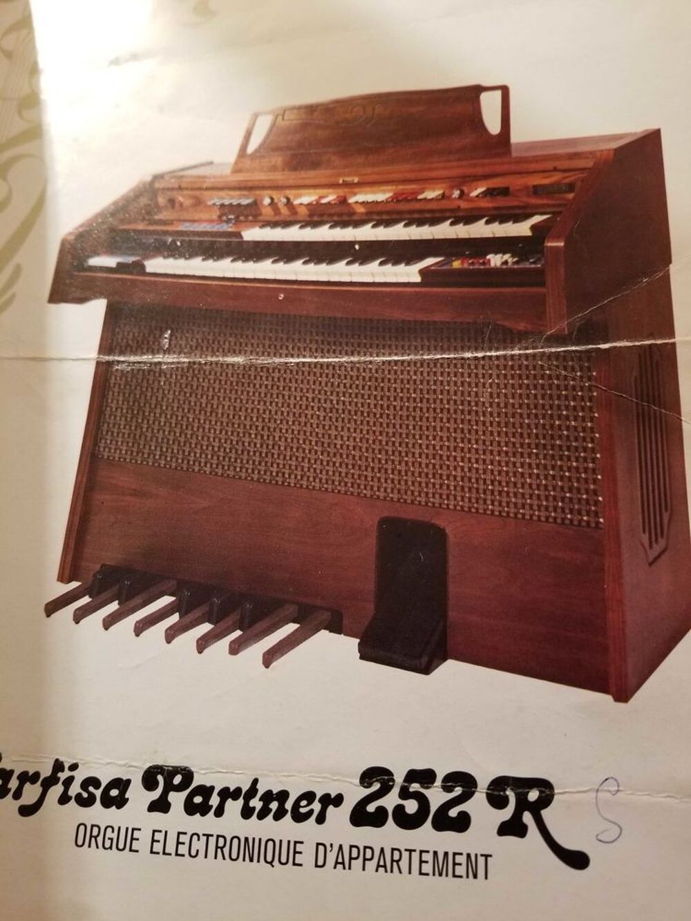 Orgue de Farfisa. Instruments de musique