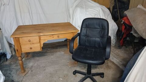 Bureau en pin massif et Fauteuil 80 Montral (32)