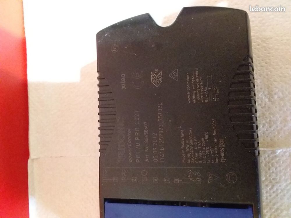 Tridonic 86458607 PCI 70 PRO C021
Bricolage