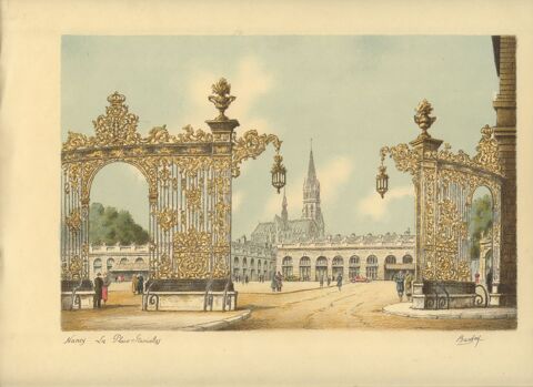 GRAVURE DE NNANCY 15 Houdemont (54)