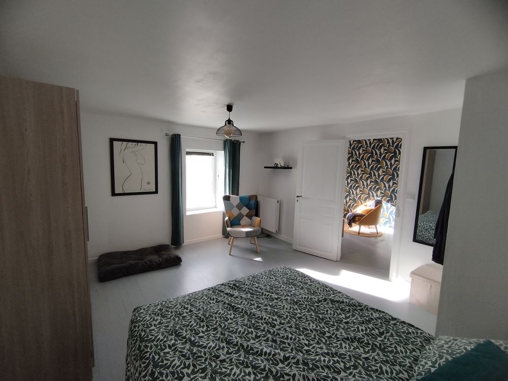Vente Maison Longère rénovée de 150m² 4 chambres vue mer Plouhinec