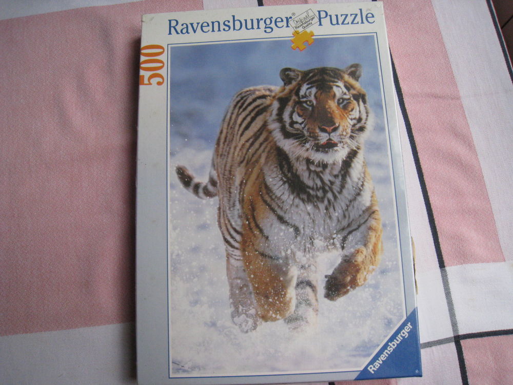 Puzzle de 500 pi&egrave;ces Ravinsburger, tigre dans la neige Jeux / jouets