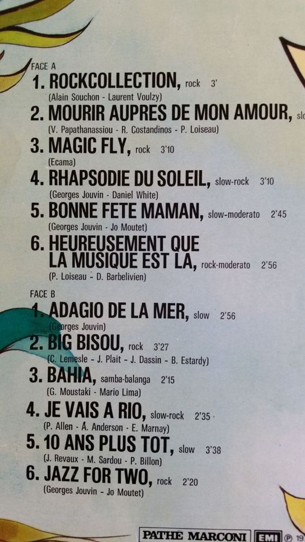 HIT " JOUVIN " N&deg;30 CD et vinyles