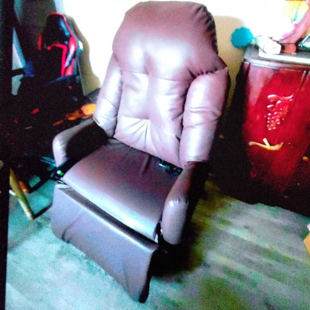 fauteuil de salon &eacute;lectrique en cuir de fabrication fran&ccedil;aise Meubles