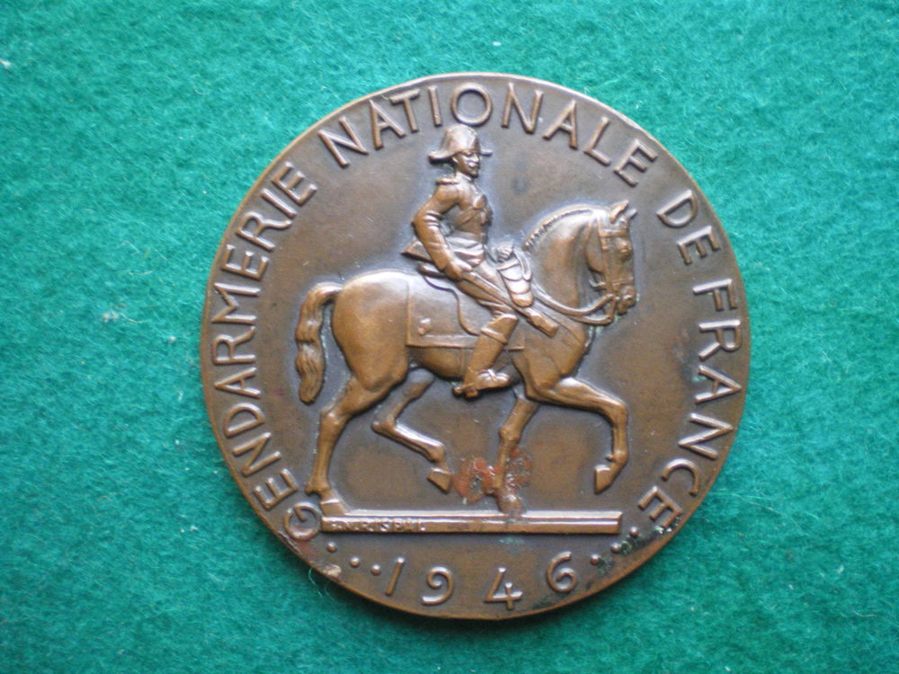 M&eacute;daille de bronze de la Gendarmerie. 