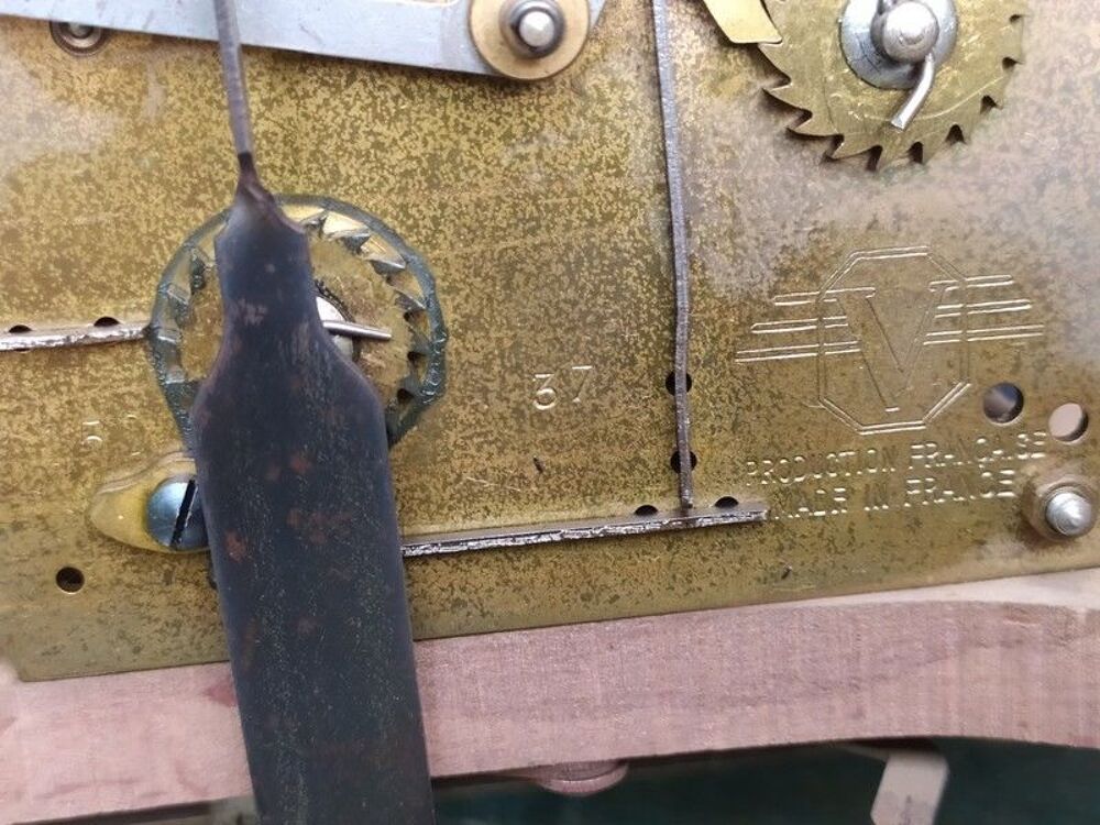 Horloge Carillon Vedette 5 Tiges-5 Marteaux Num&eacute;ro 37 