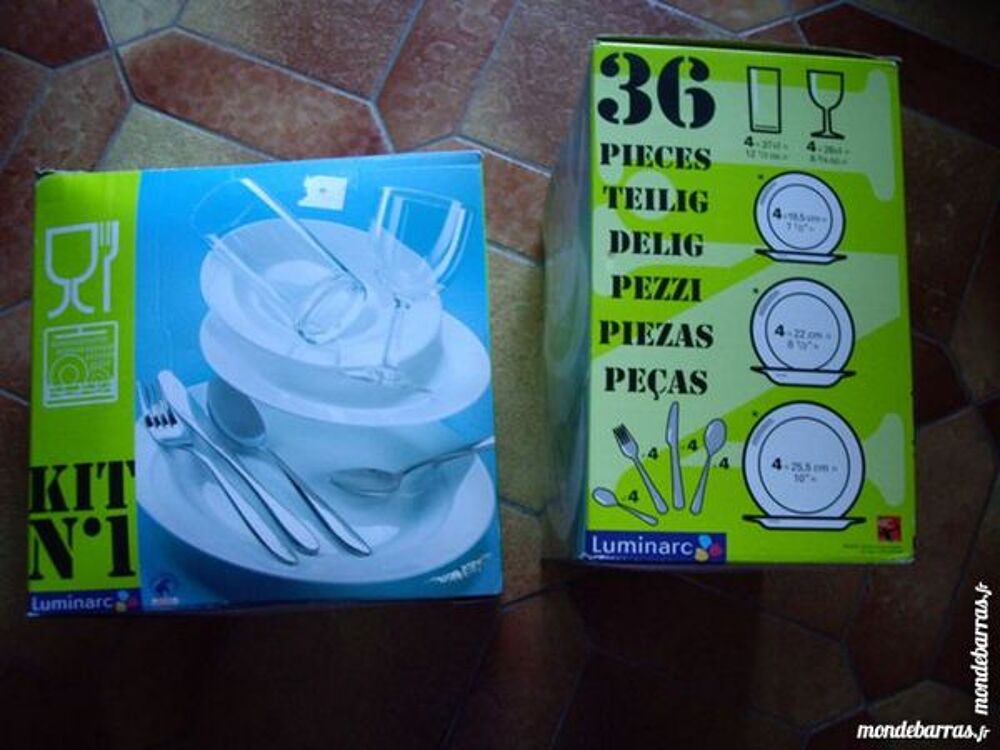 Service de Table Luminarc de 36 pi&egrave;ces &agrave; 20 €-neuf Cuisine