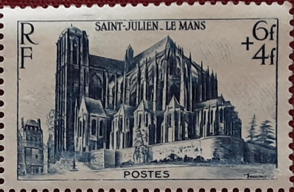 TIMBRES &agrave; collection LE MANS - SAINT JULIEN 6f+4f 