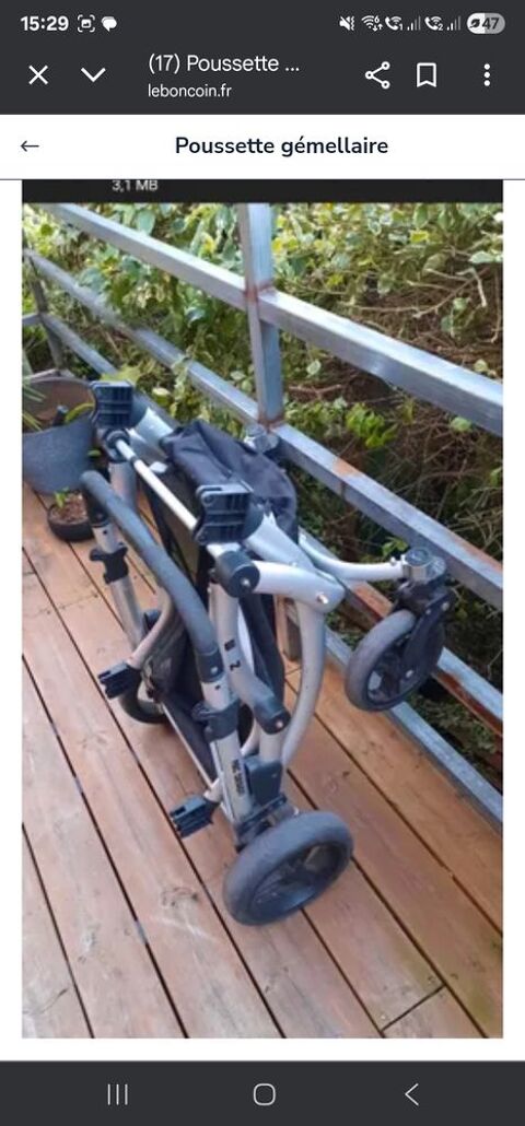 Poussette g�mellaire 400 Sainte-Clotilde (97)