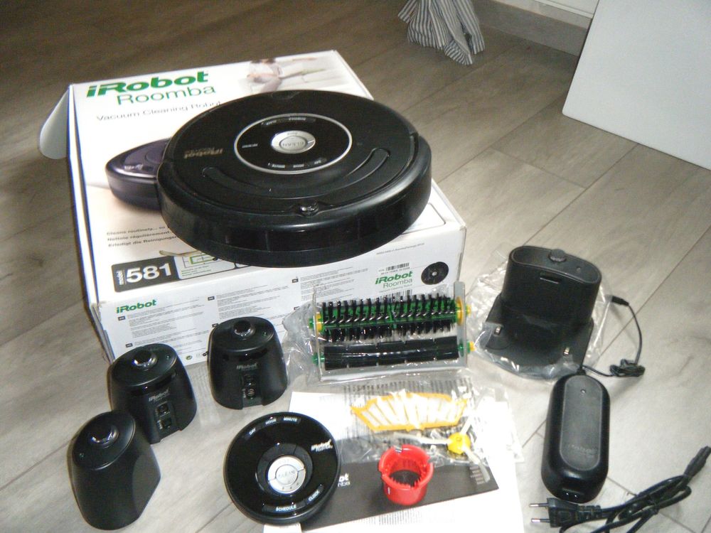 Aspirateur robot IROBOT ROOMBA 581 NOIR Electroménager