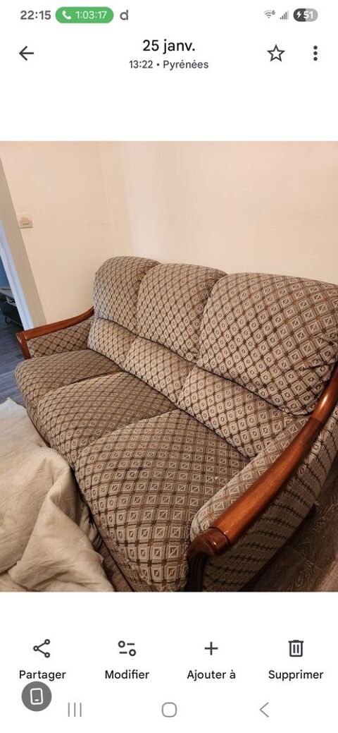 Canap� trois places  50 Bagn�res-de-Bigorre (65)