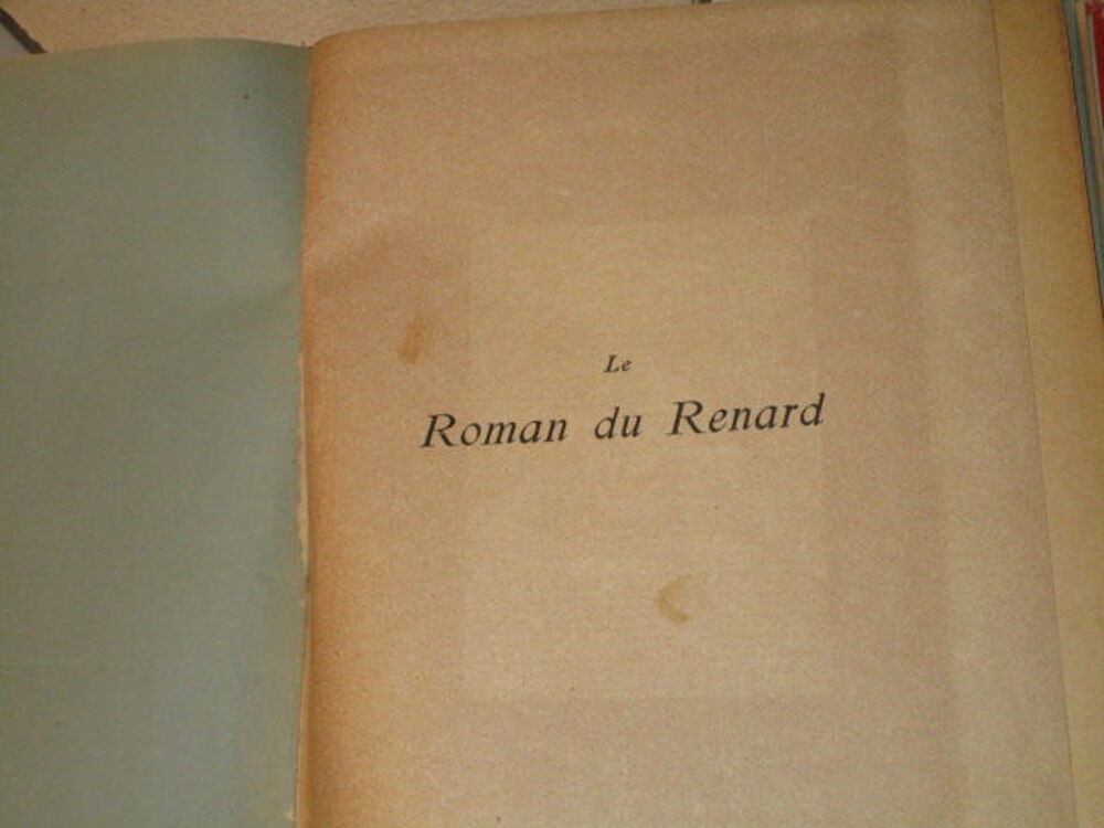 VIEUX LIVRE PRIX D ECOLE 1936 PARIS "ROMAN DE RENARD" 