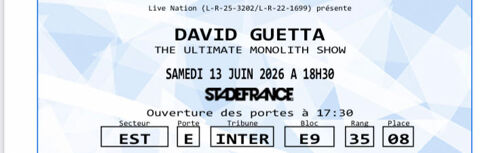 place concert stade de France D. G 110 Vitry-l�s-Nogent (52)