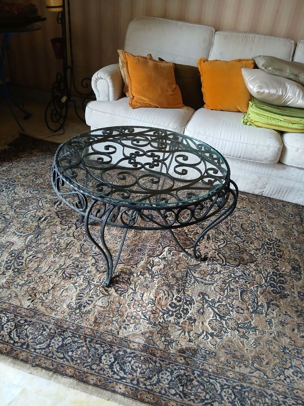 table de salon ferronnerie d art Meubles