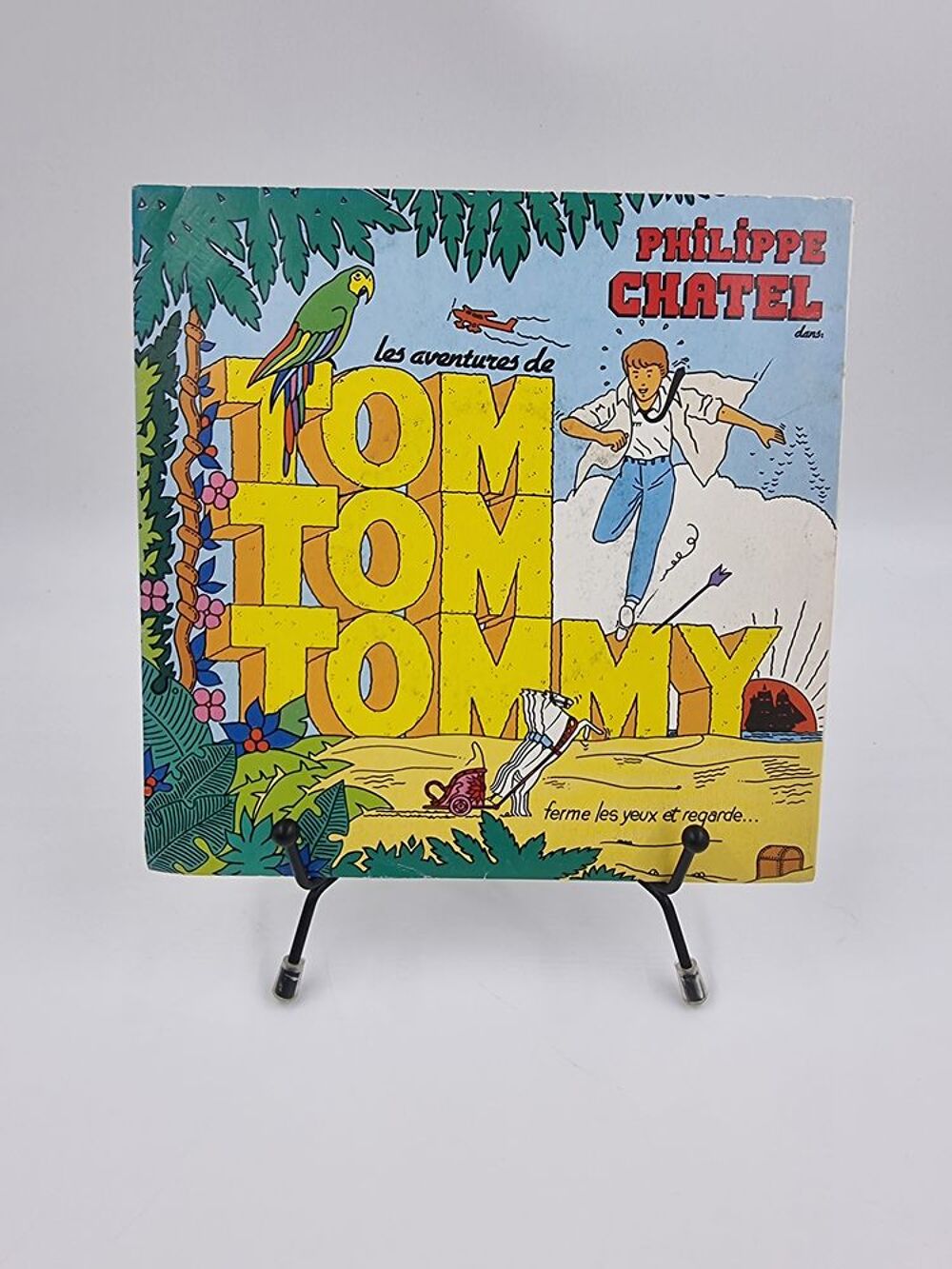 Vinyle 45 tours Philippe Chatel : Les Aventures de Tom Tom.. CD et vinyles