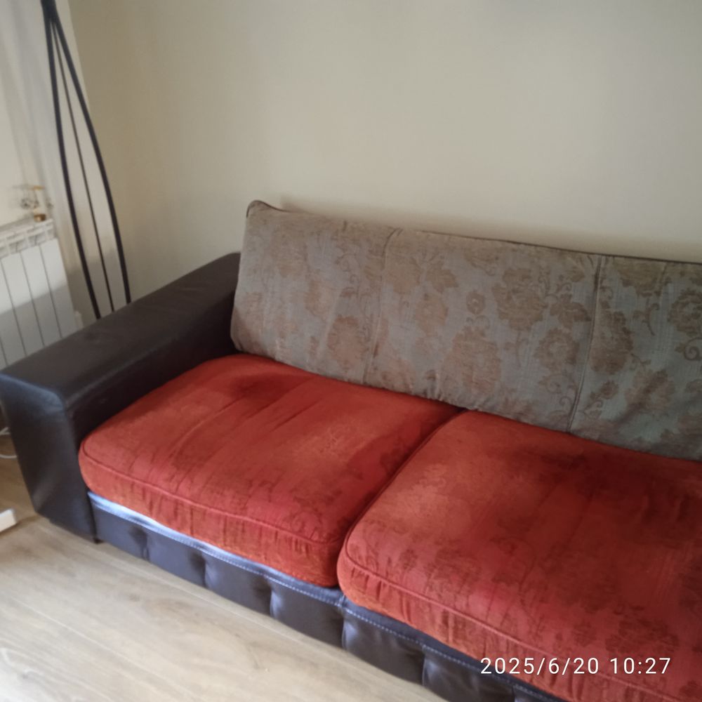 CANAP&Eacute; TISSU/CUIR Meubles