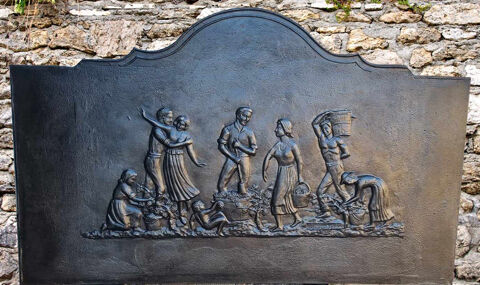 Grande Plaque de chemine 950 Usclas-d'Hrault (34)