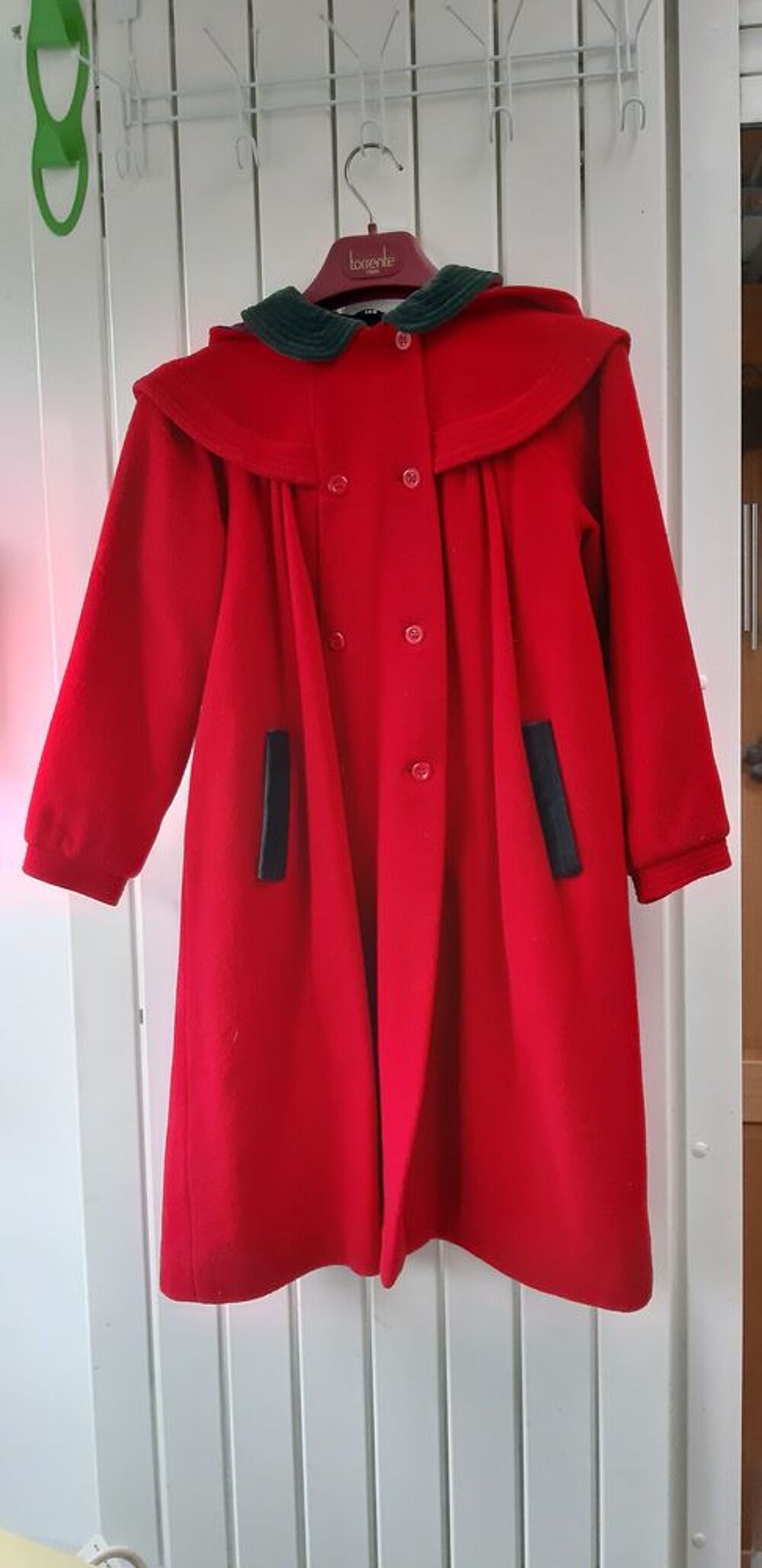 Manteau rouge 10 ans Vtements enfants