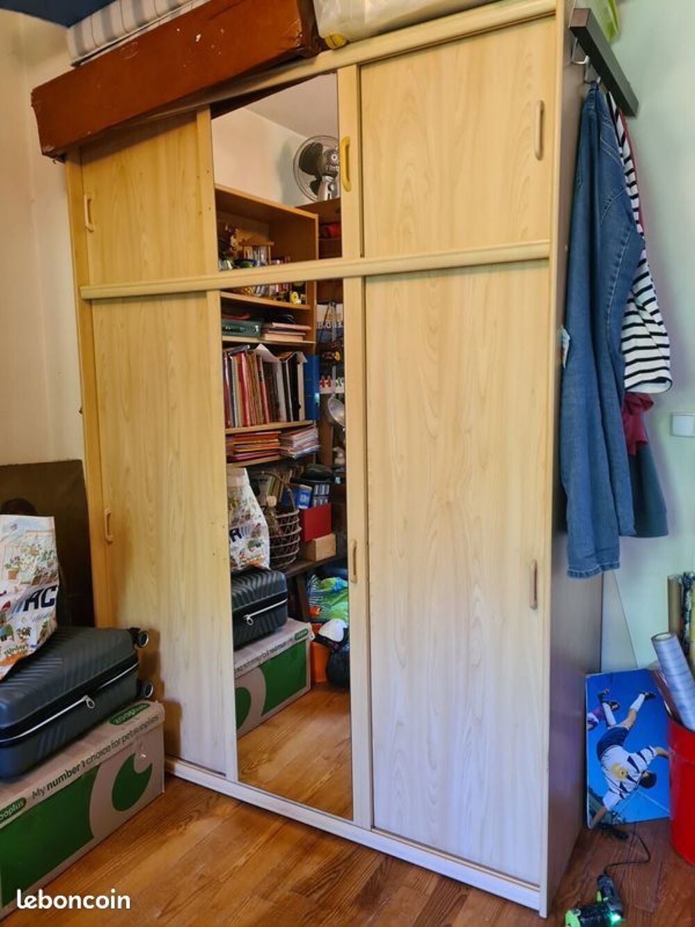 Armoire trois porte avec double miroir Meubles
