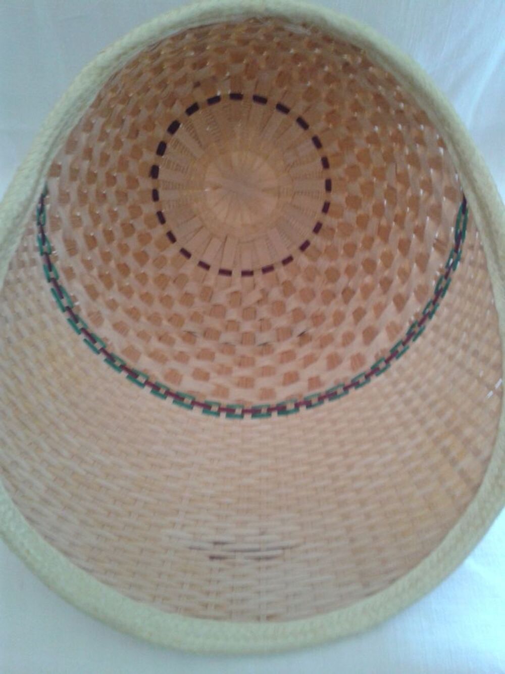 Casquette en bambou tress&eacute; japonais Décoration