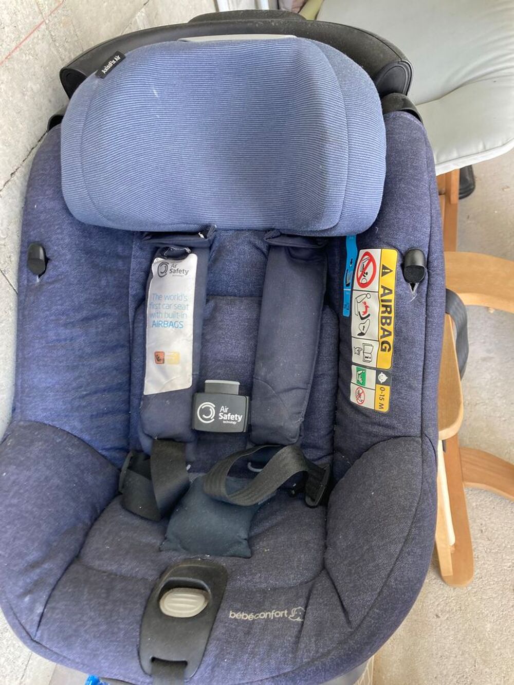 Si&egrave;ge auto avec air bag Puériculture