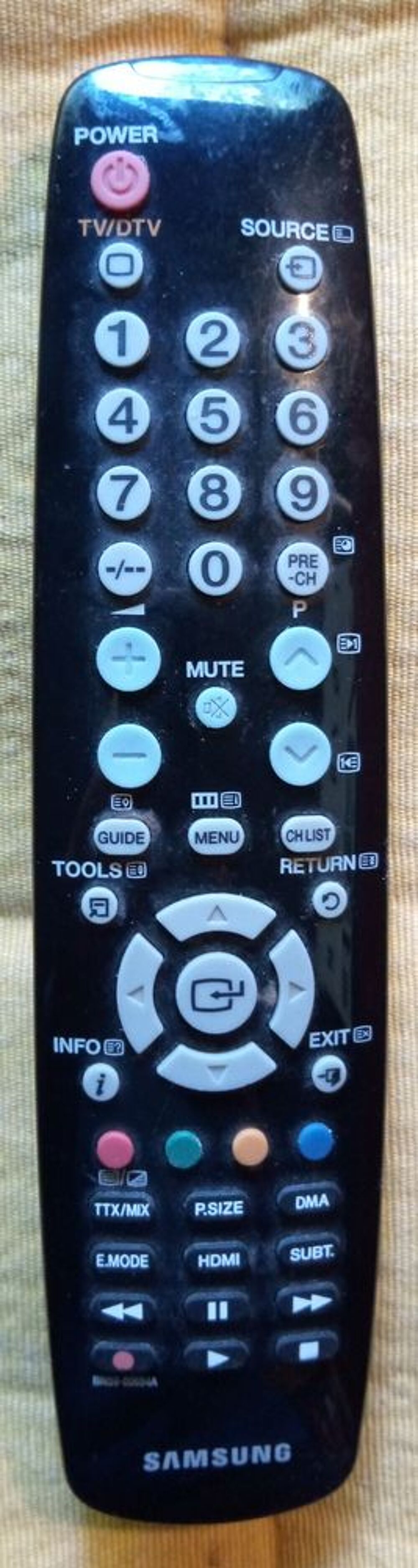 T&eacute;l&eacute;commande d'origine SAMSUNG BN59-00684A Photos/Video/TV