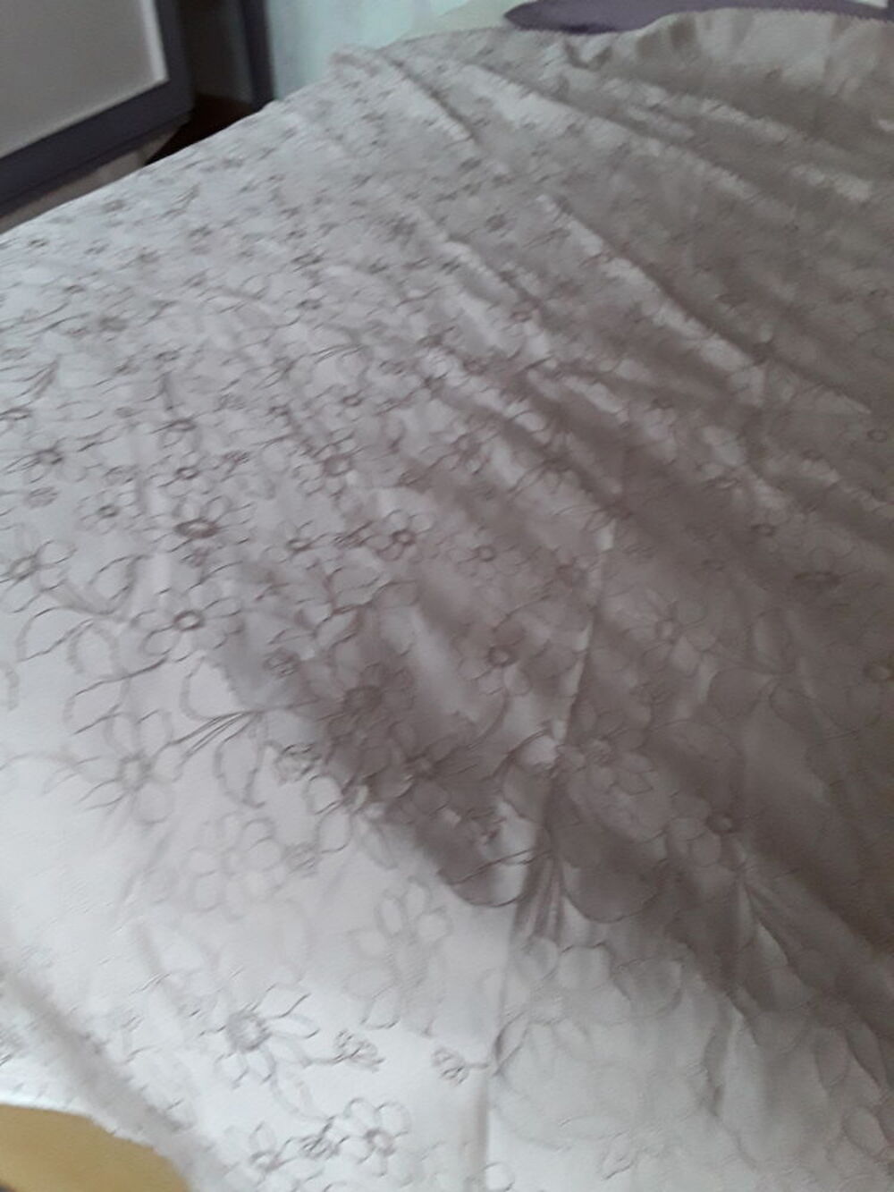 Nappe ronde 180cm 100% poliyester marron clair Décoration