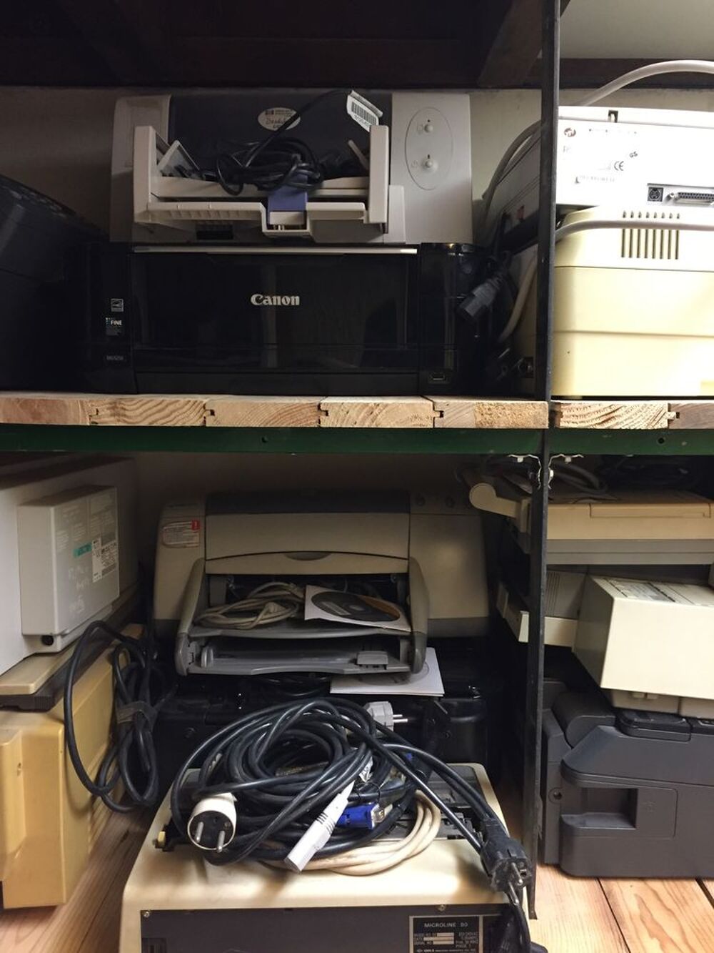 Lot de 16 imprimantes+scans+copieurs+cables+disks Matériel informatique