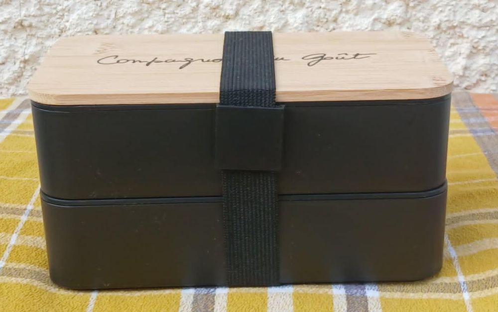Lunch Box Double avec Couverts : Contenance 2 x 50cl - Neuve Cuisine
