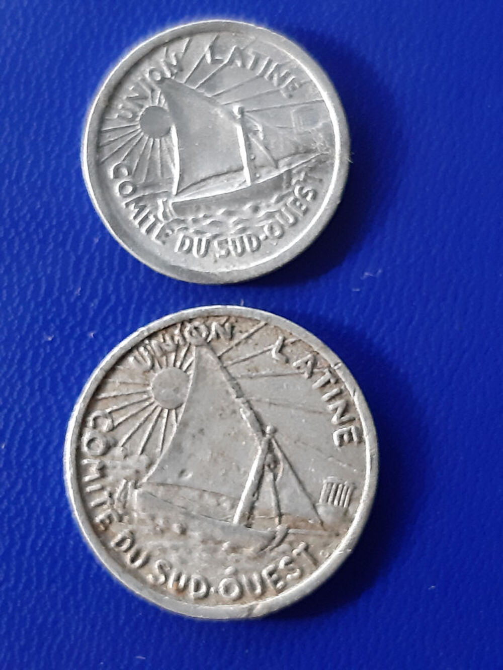1922 Toulouse 5 et 10 centimes pcs de n&eacute;cessit&eacute; 